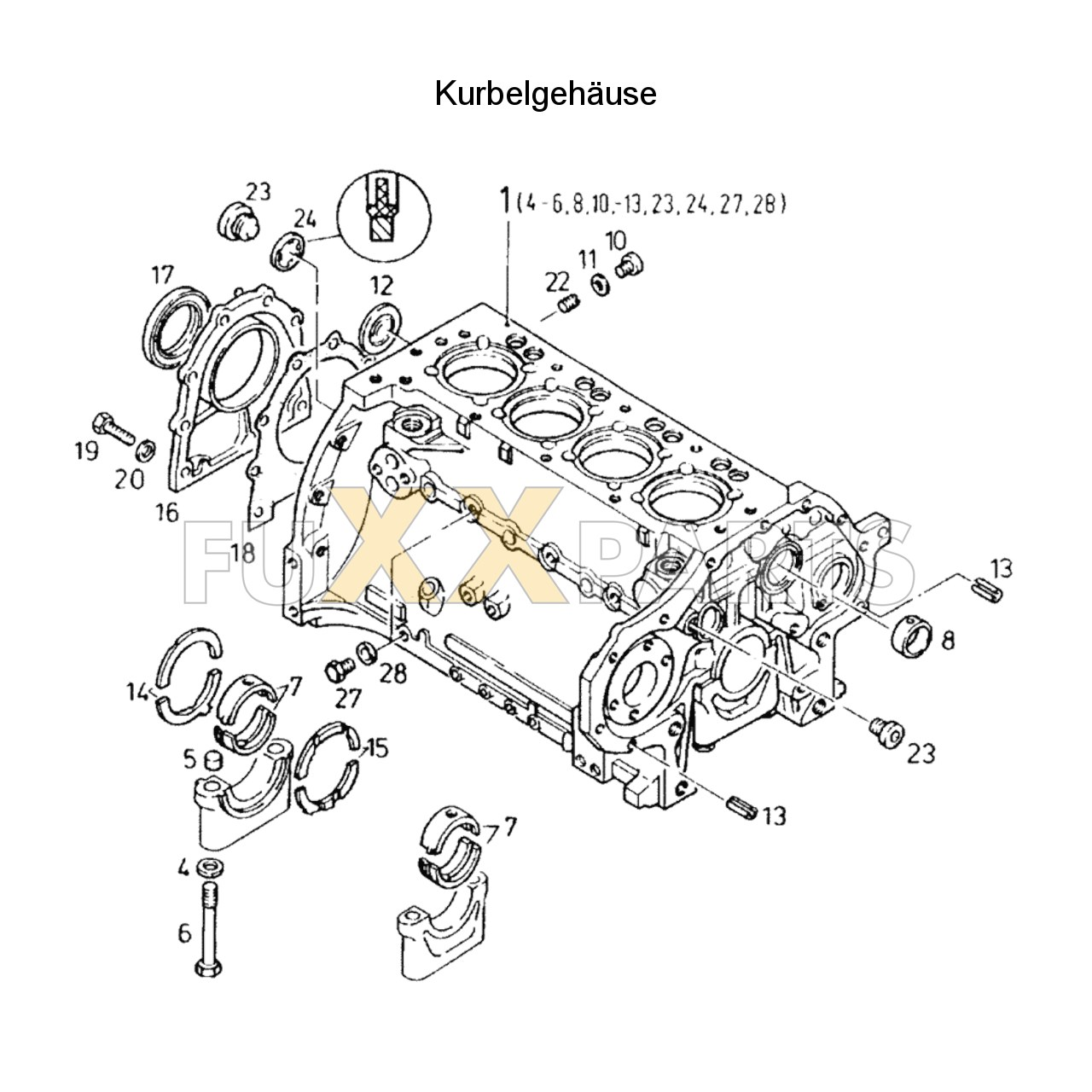DX 4.10 Kurbelgehäuse