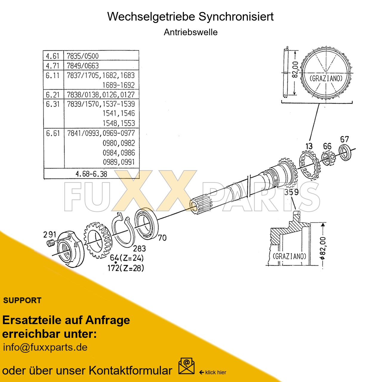 AgroStar 4.61 Getriebewelle 1.1