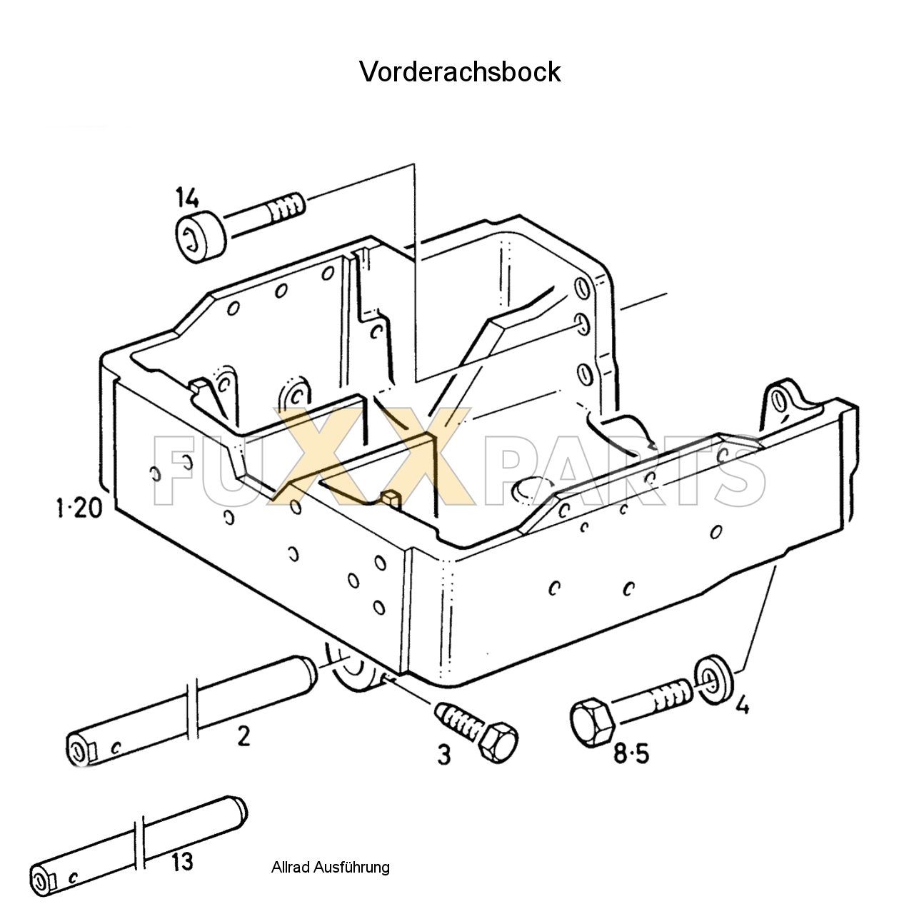 D 6507 Vorderachsbock