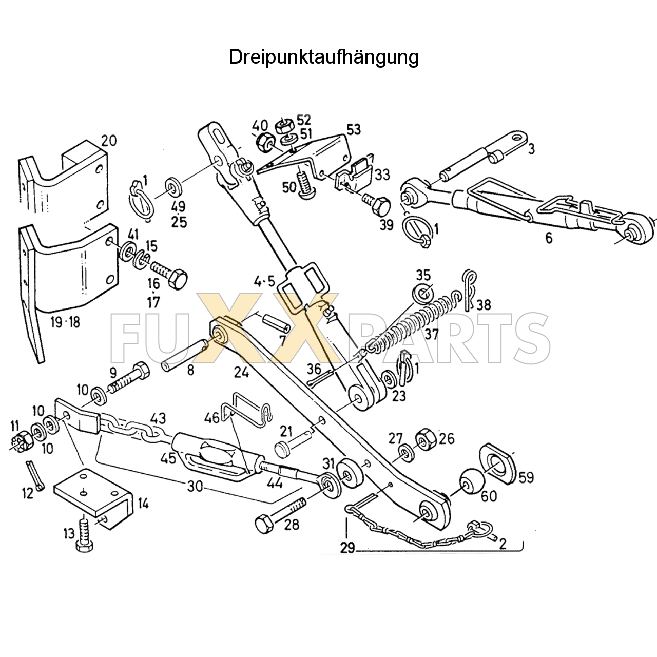 D 7207 Dreipunktaufhängung