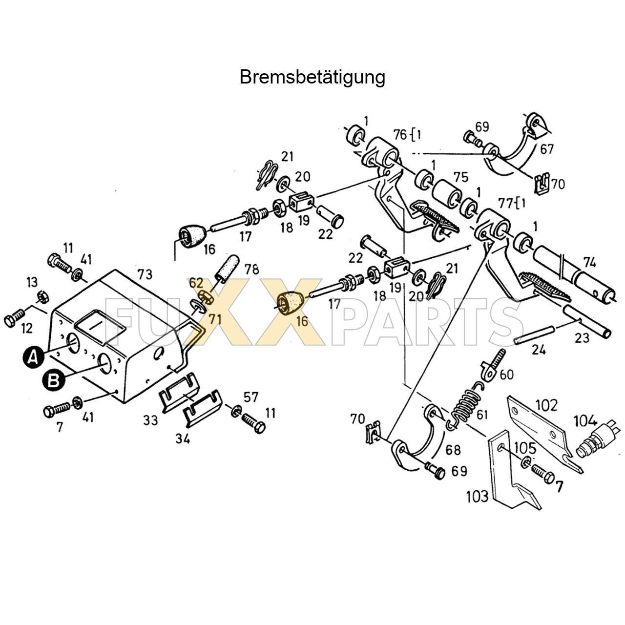 AgroXtra 4.57 Bremsbetätigung 1
