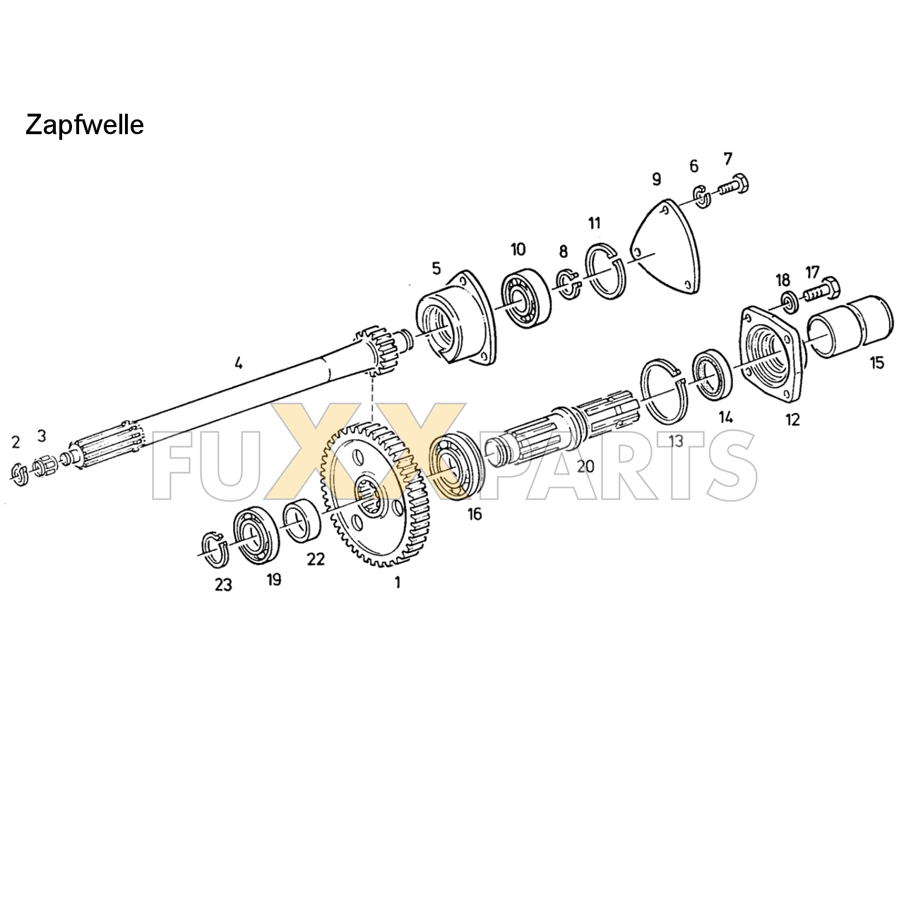 D 6207 C Einfachzapfwelle 2