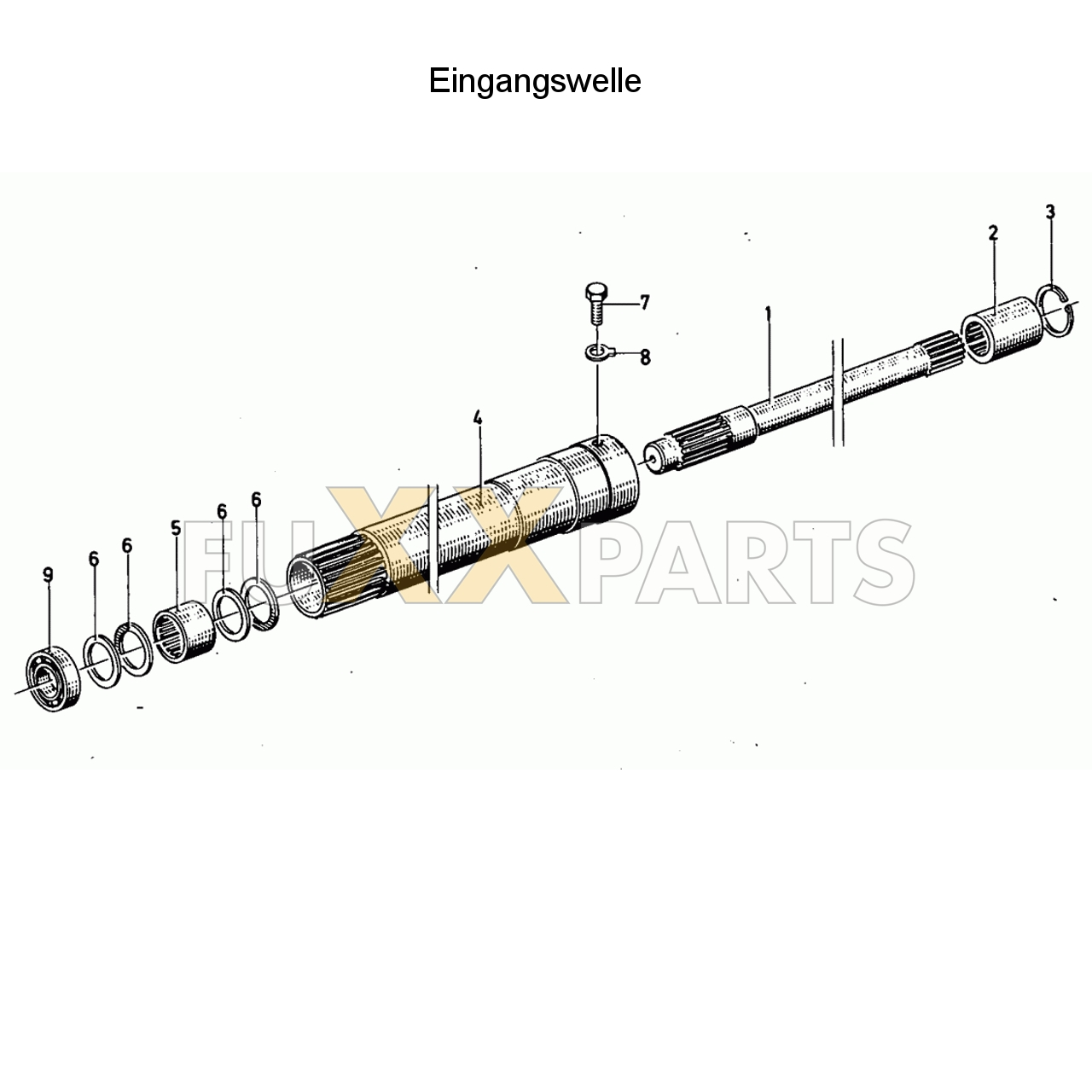 D 13006 Eingangswelle