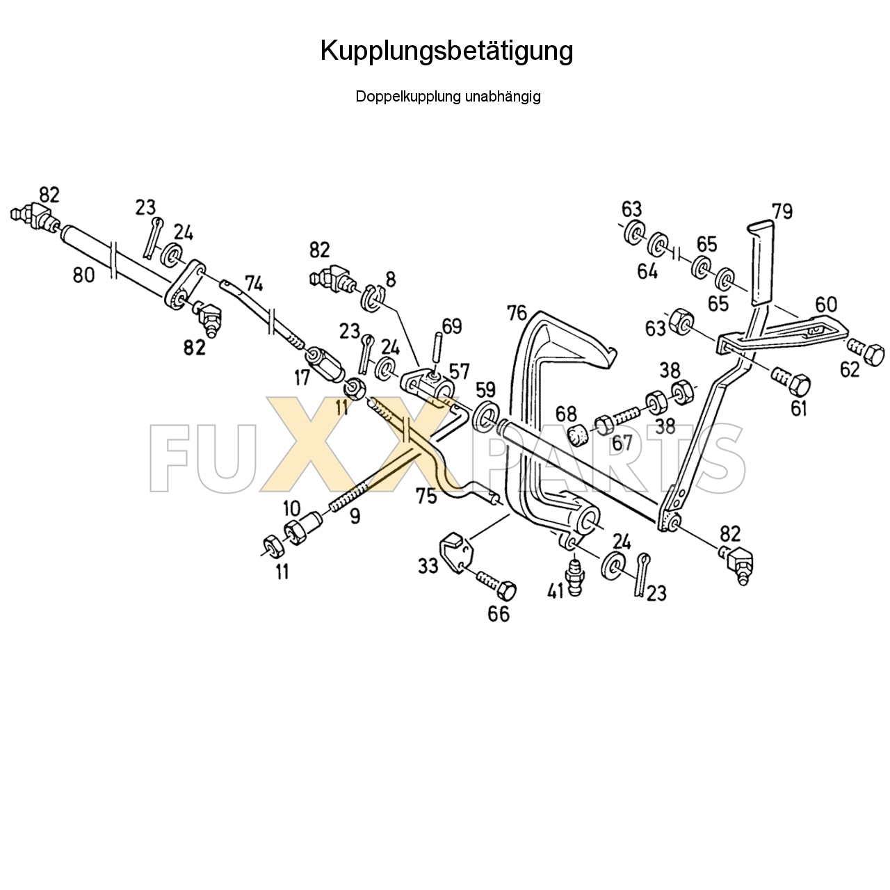 D 6507 Kupplungsbetätigung unabhängig