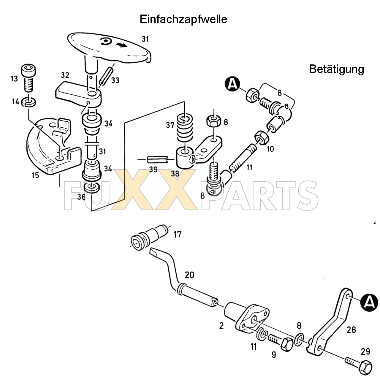 D 5207 C Einfachzapfwelle 1