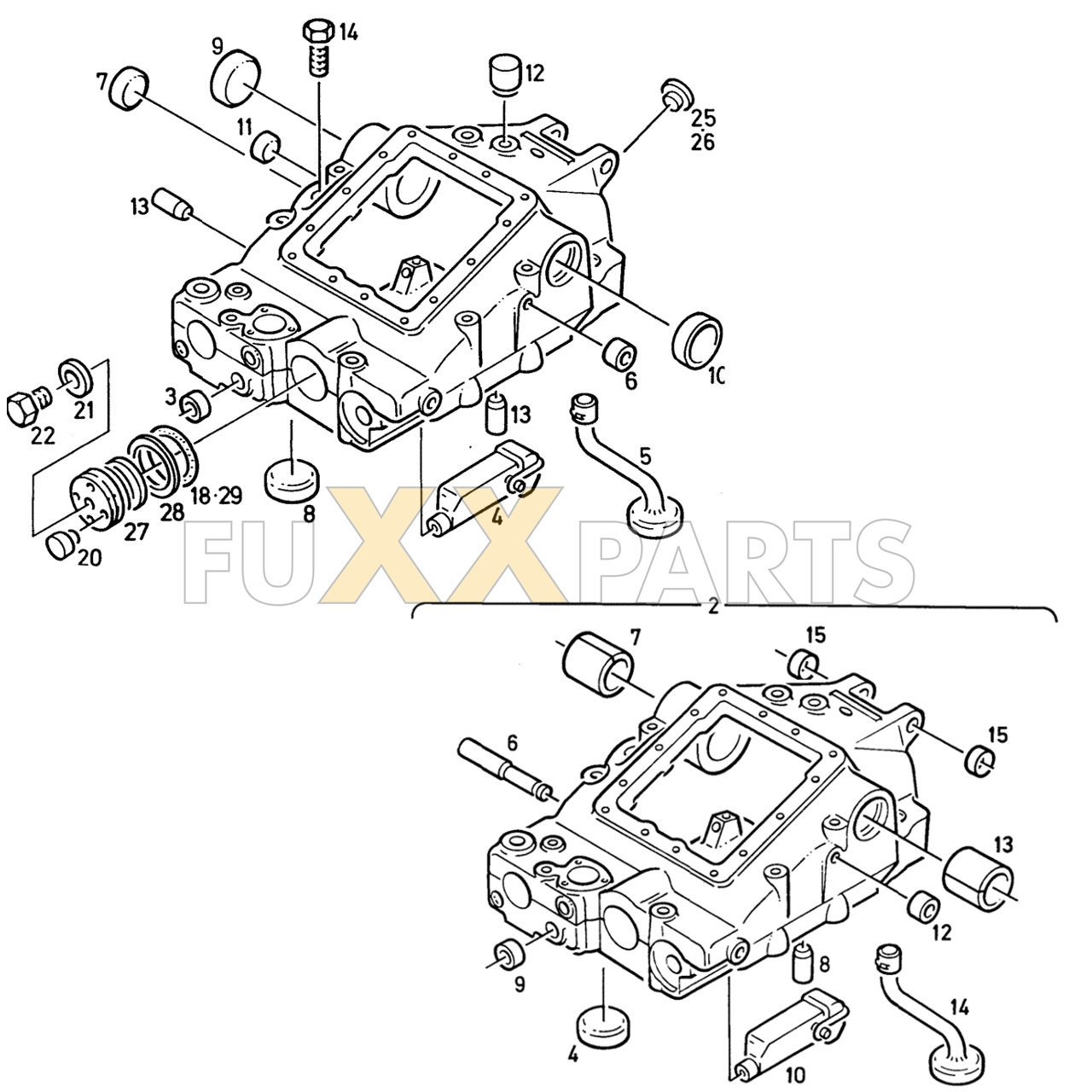 D 6807 C Kraftheber Einzelteile 2