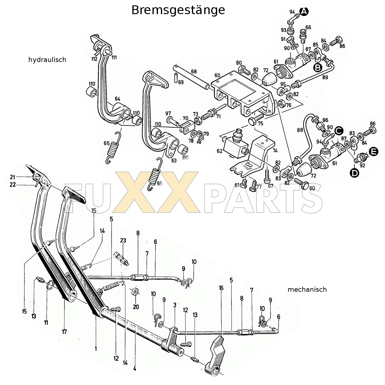 D 6806 Bremsgestänge