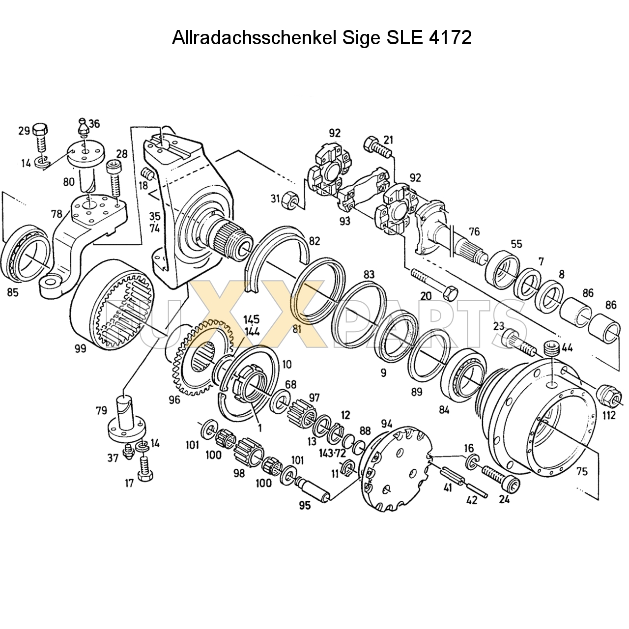 D 7207 Allradachsschenkel