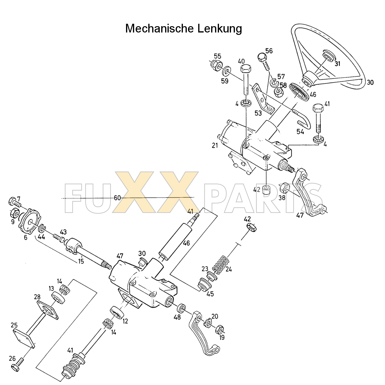 D 2807 Mechanische Lenkung