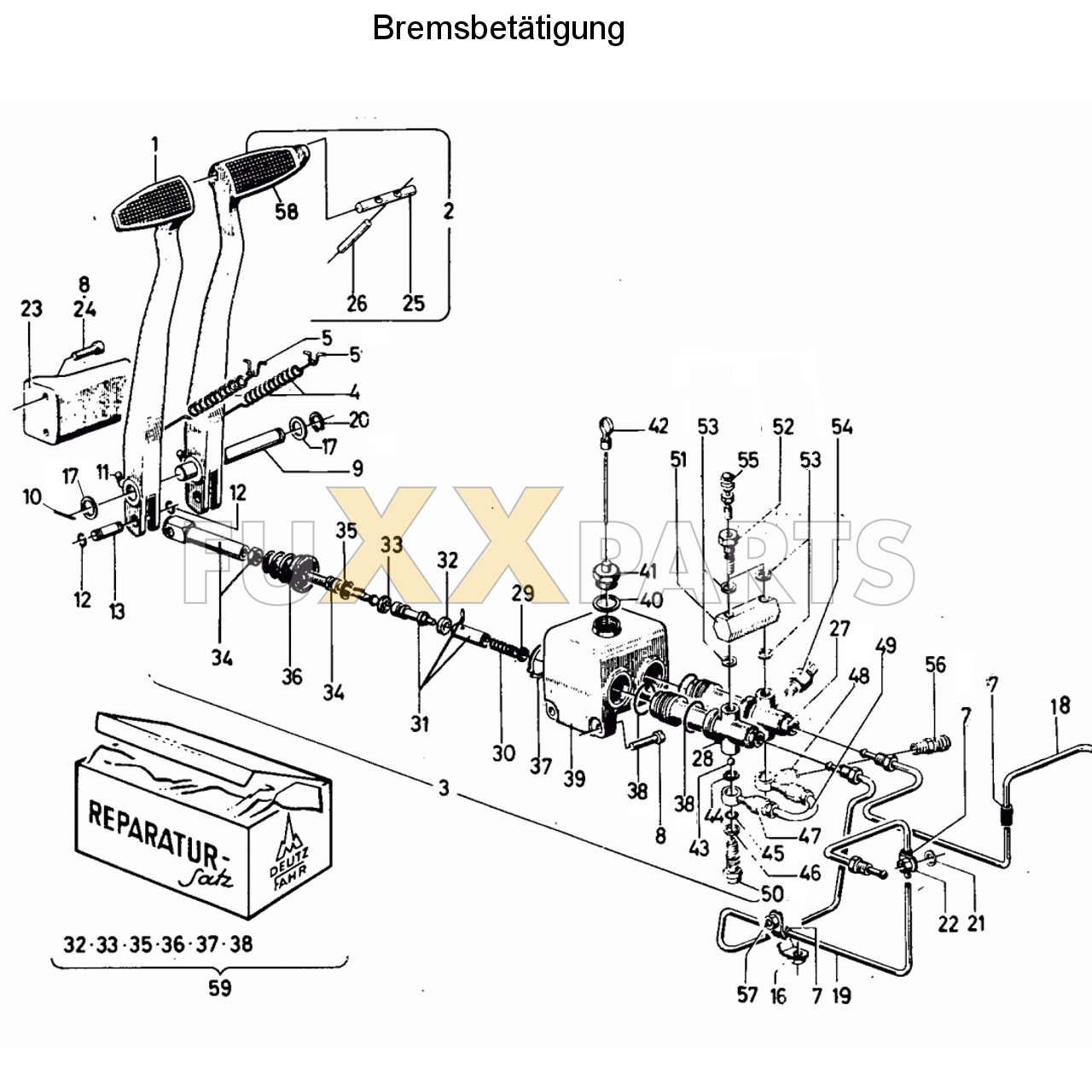 D 13006 Bremsbetätigung