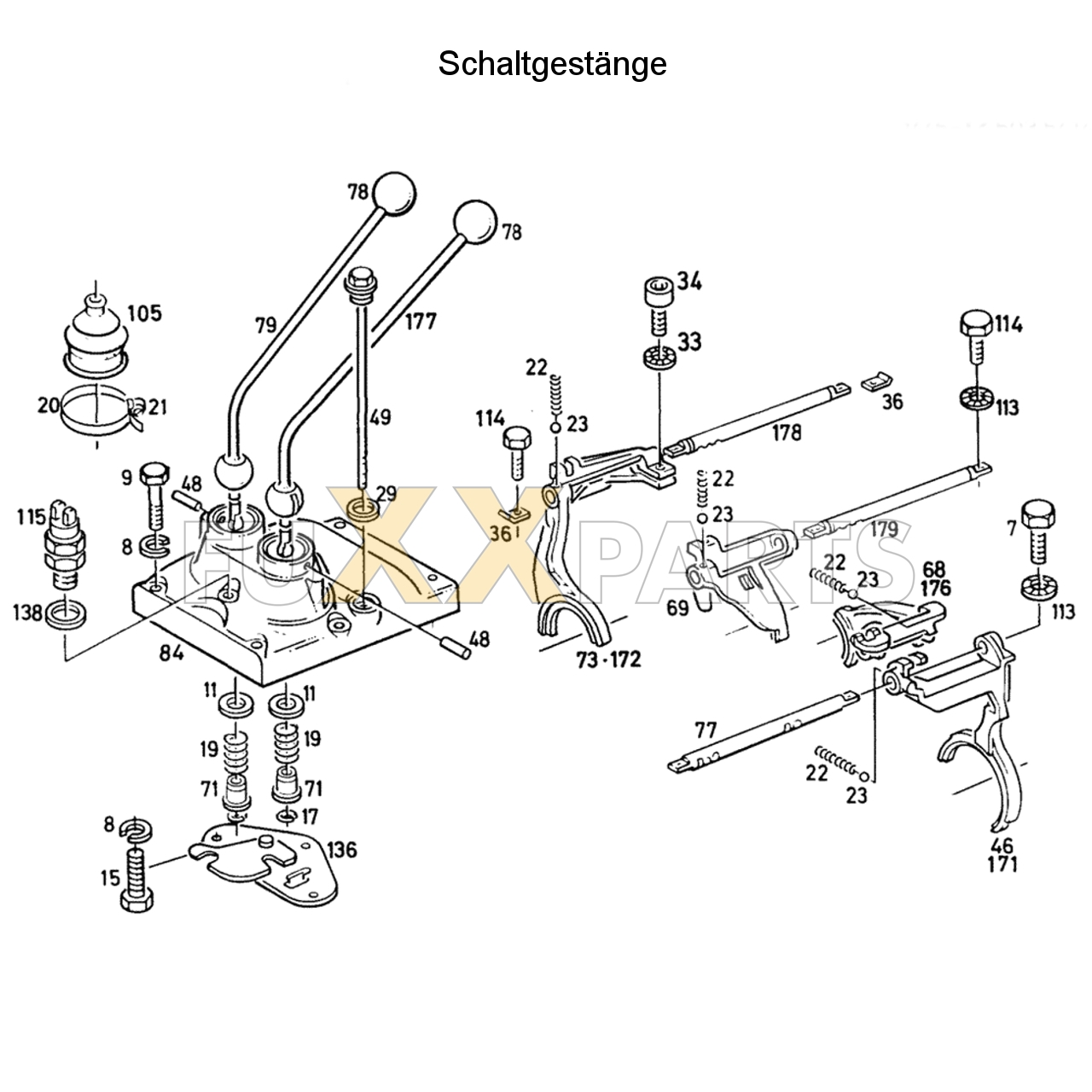 D 6507 Schaltgestänge