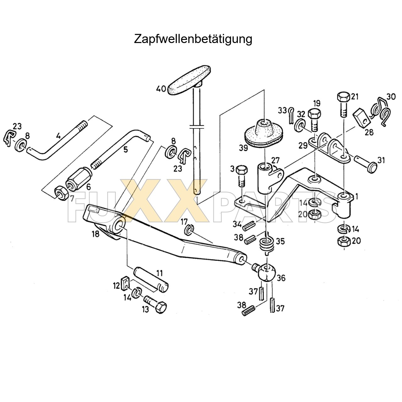 DX 85-78XX Zapfwellenbetätigung