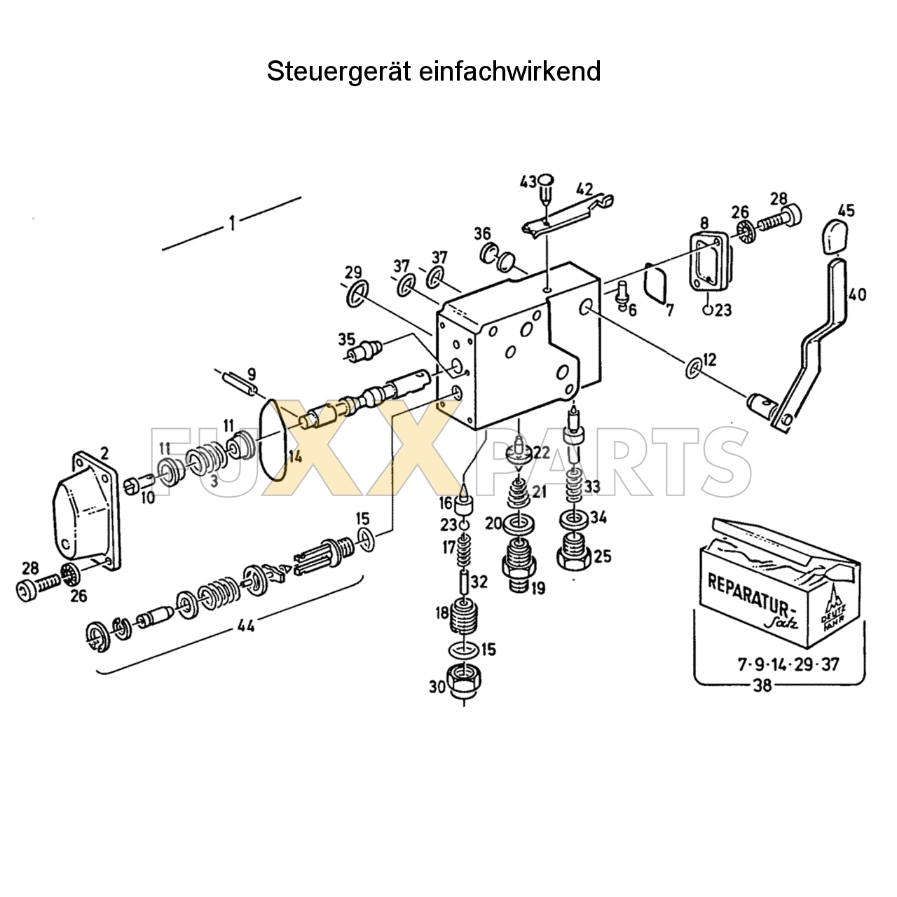 D 5207 Steuergerät einfachwirkend