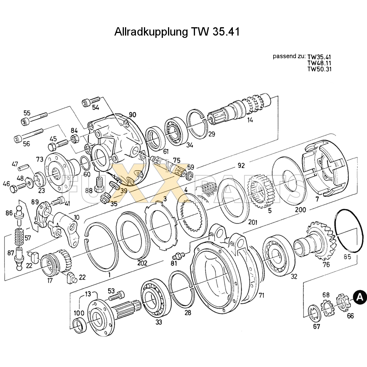 D 4507 C Allradkupplung