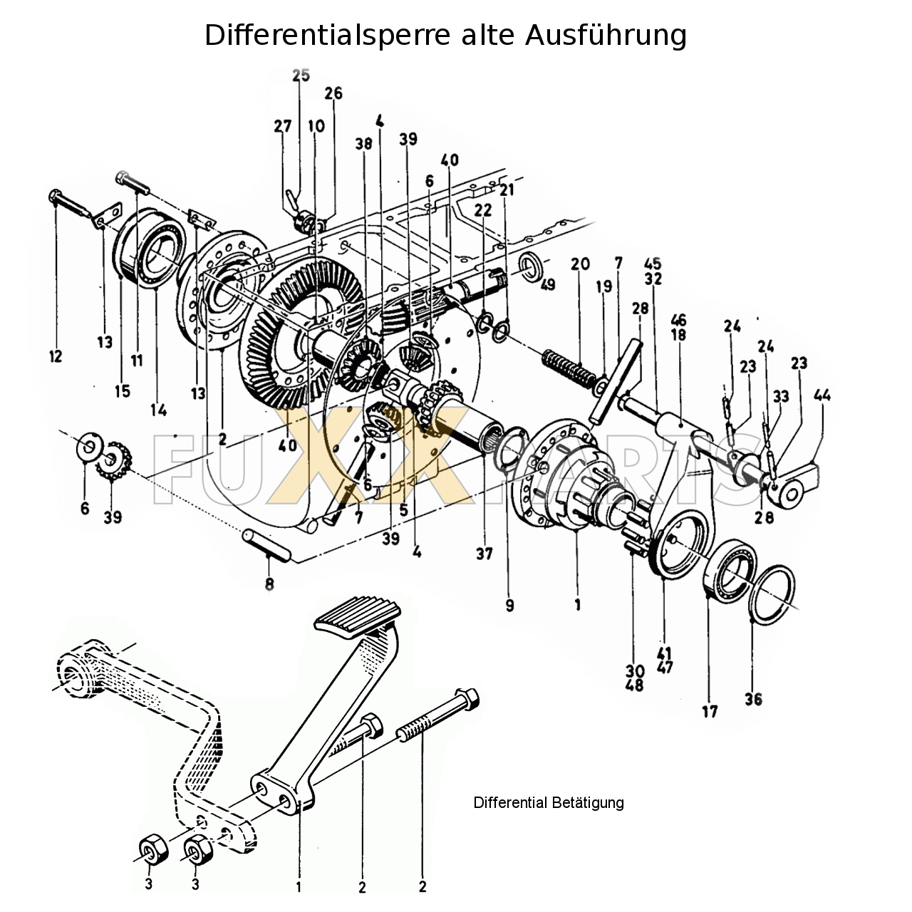 D 10006 Differentialsperre alte Ausführung