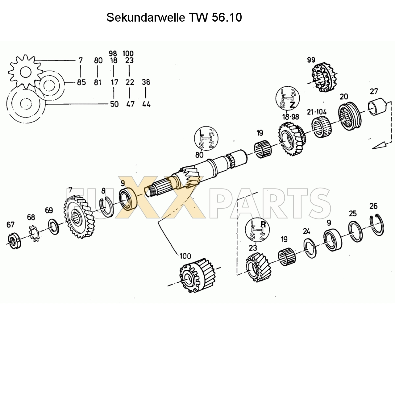 D 7206 Sekundarwelle TW 56.10