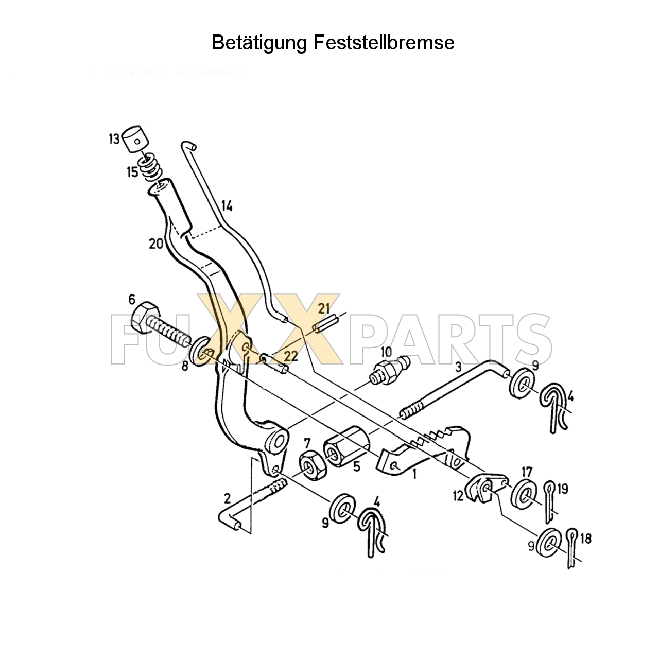 D 4807 Betätigung Feststellbremse