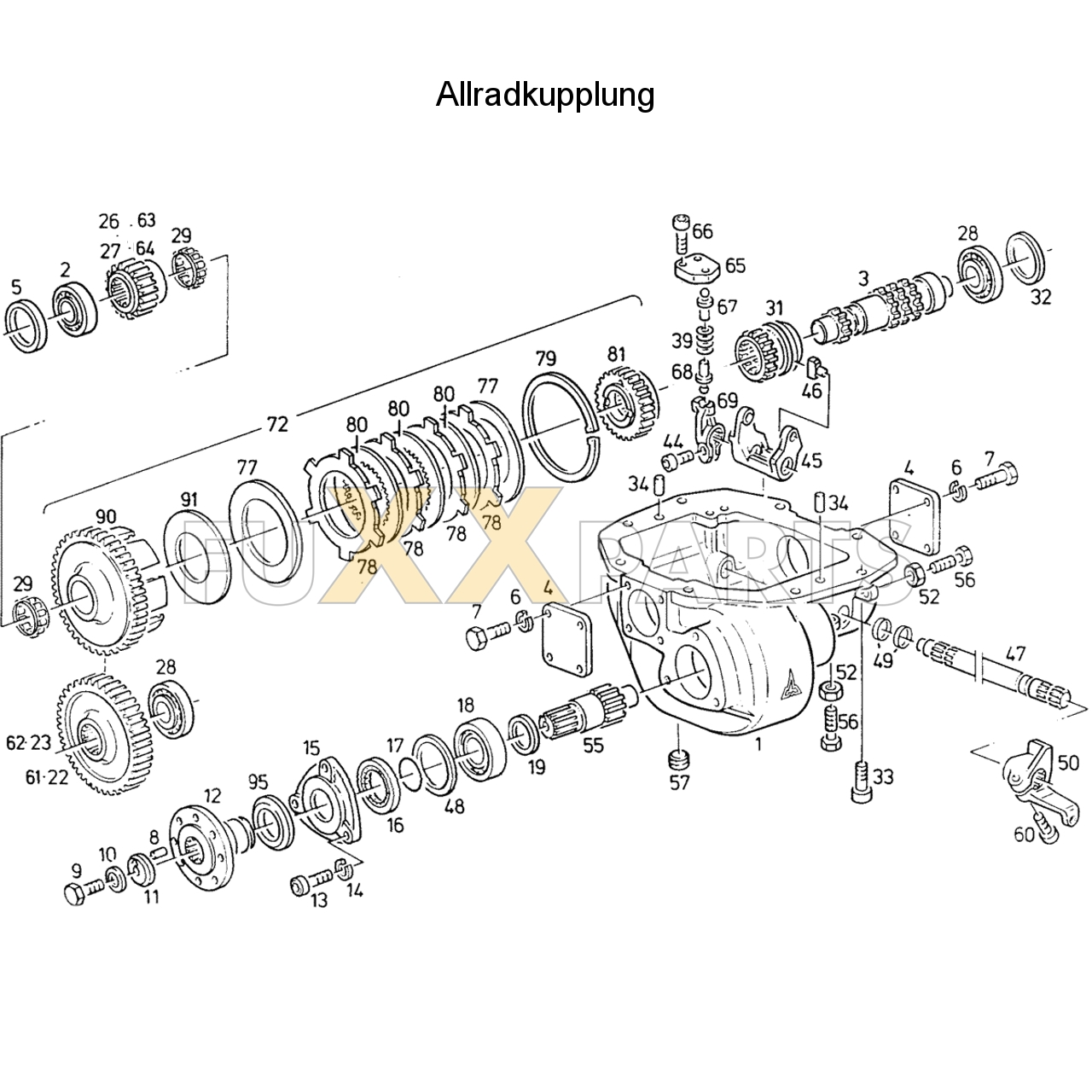 D 7207 Allradkupplung