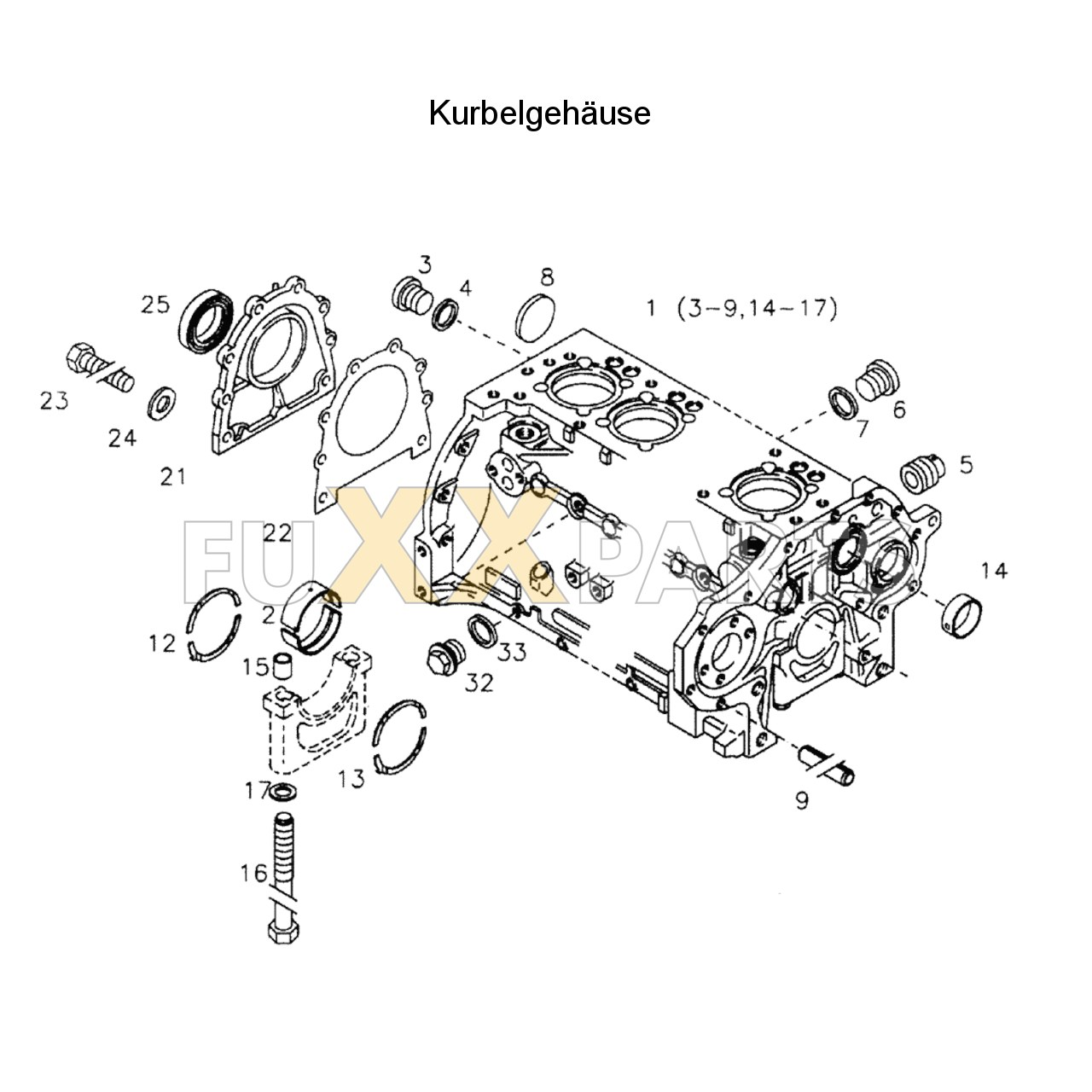 AgroXtra 3.57 Kurbelgehäuse