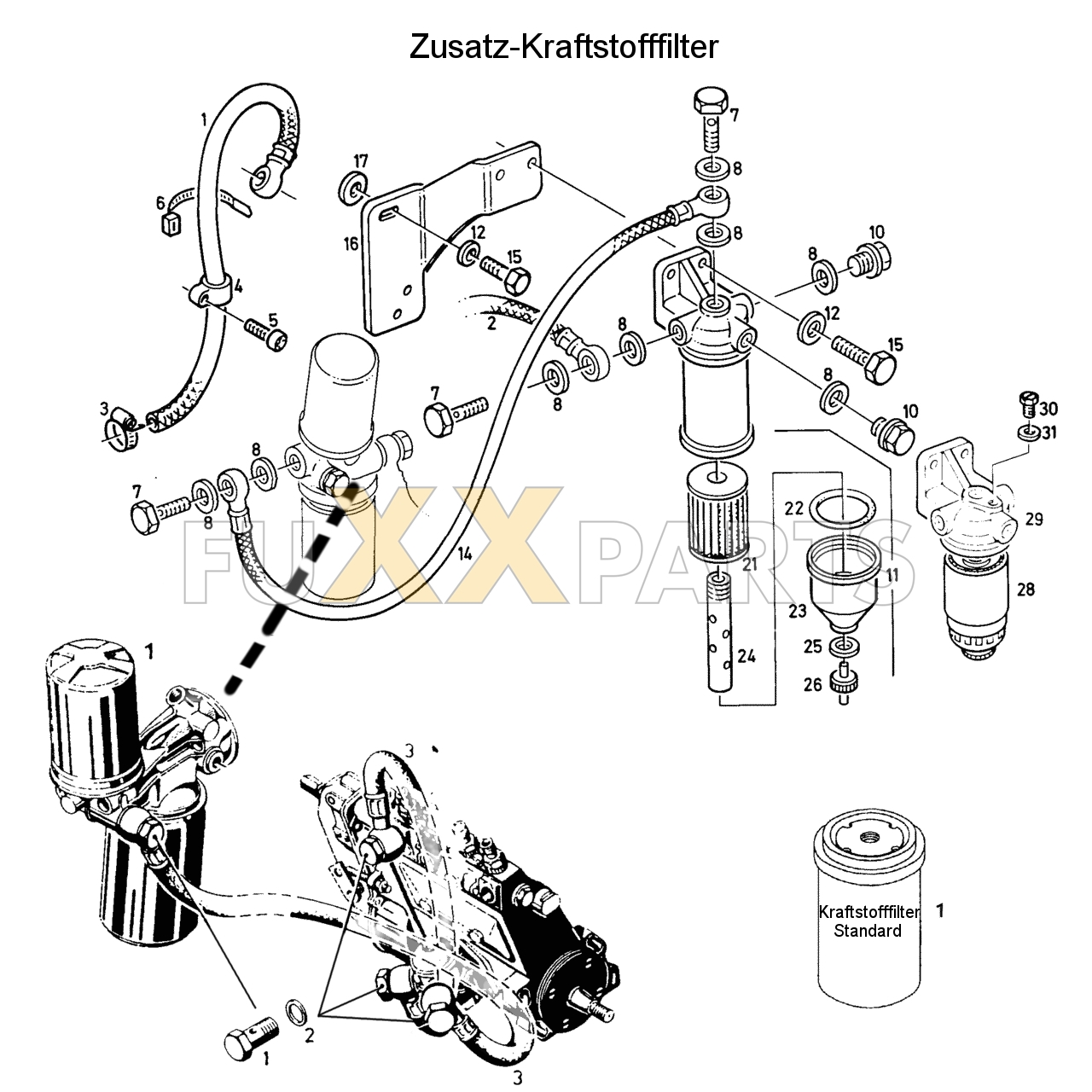 D 4807 C Zusatz-Kraftstofffilter