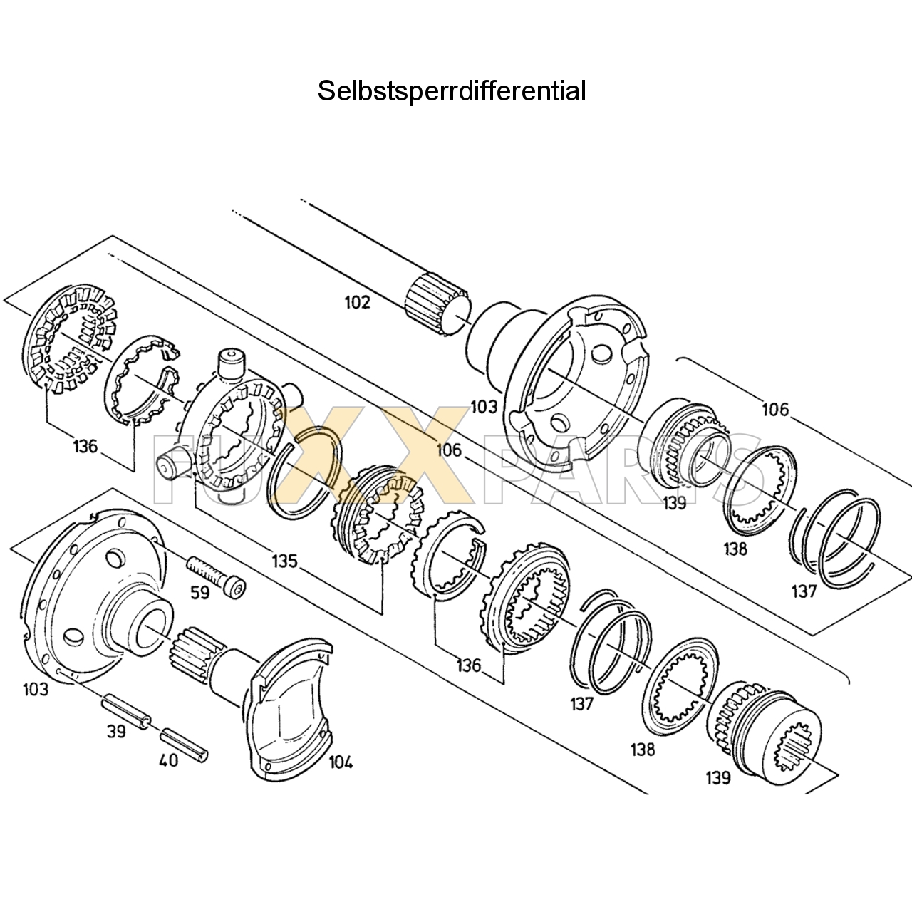 D 7807 C Selbstsperrdifferential