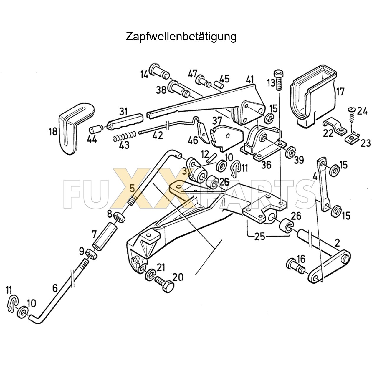 DX 92-78XX Zapfwellenbetätigung