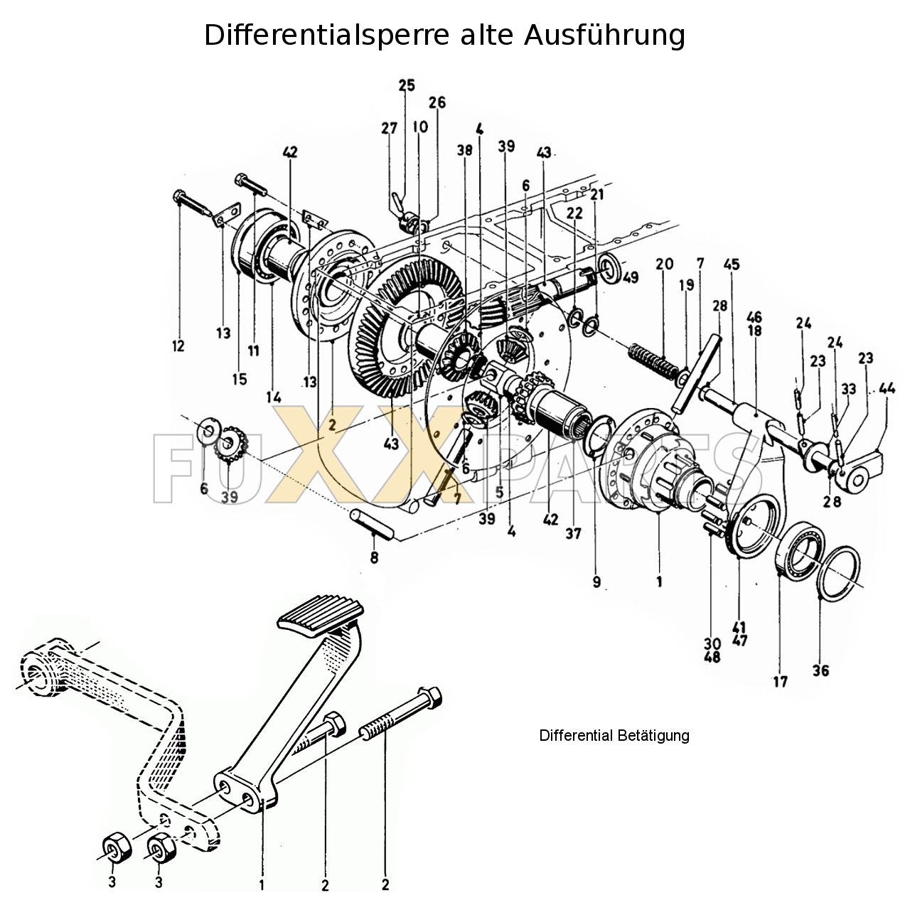 D 8006 Differentialsperre alte Ausführung