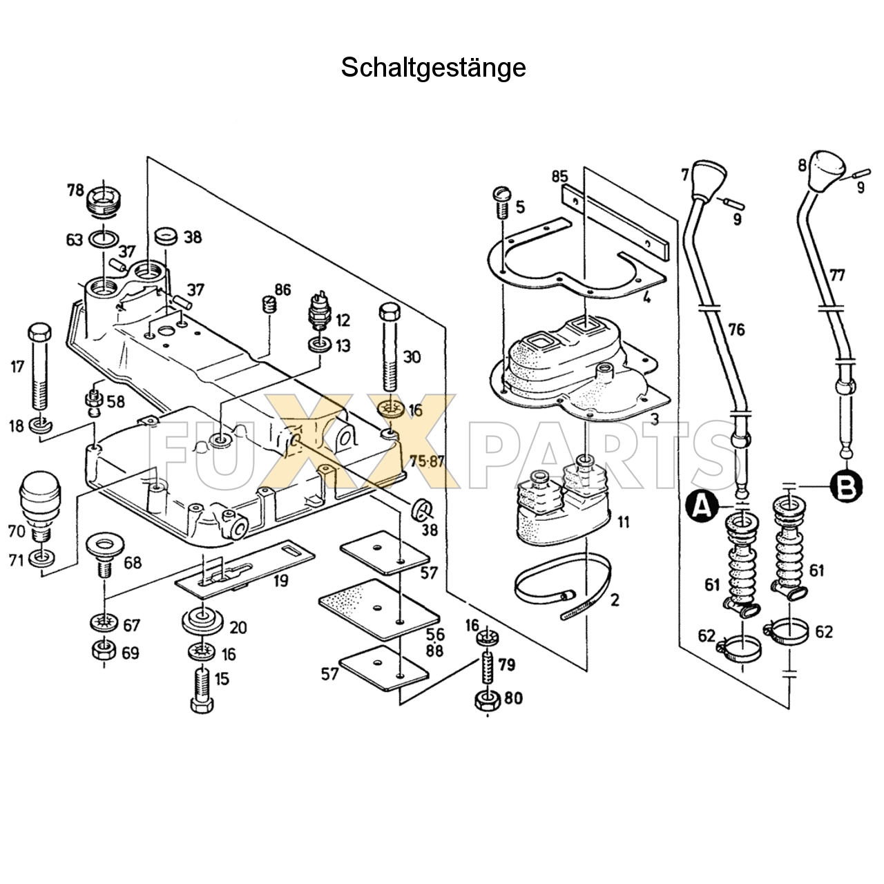 D 7807 C Schaltgestänge 1