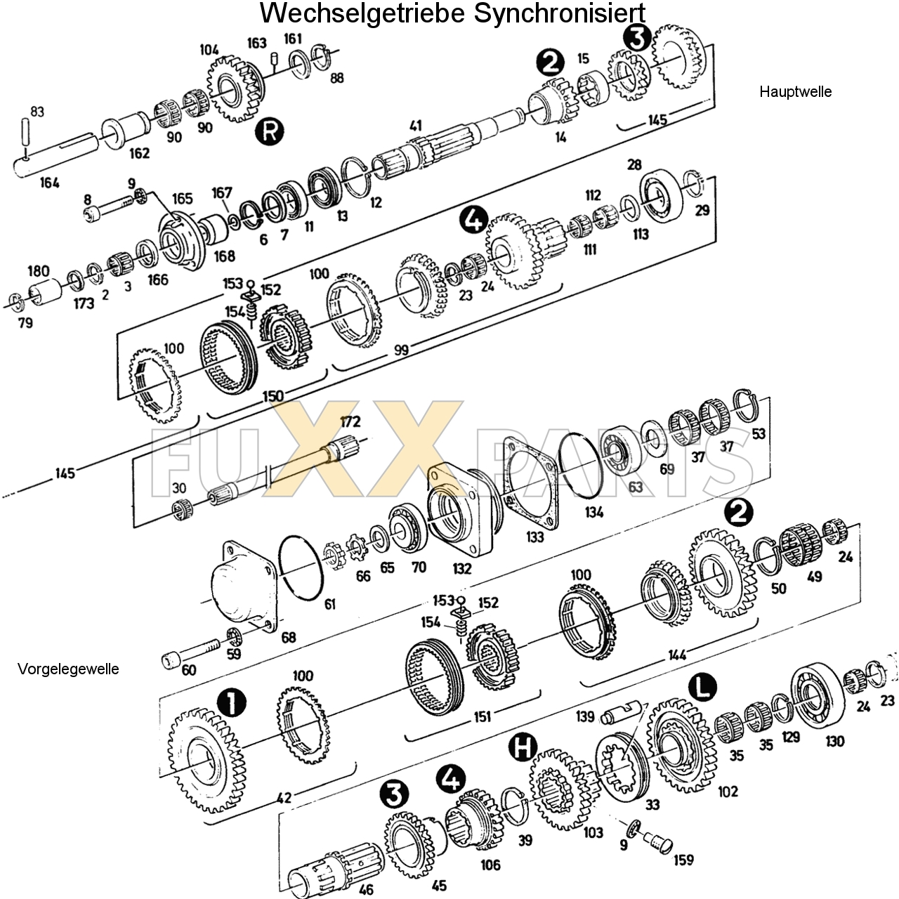 D 6207 C Wechselgetriebe Synchronisiert