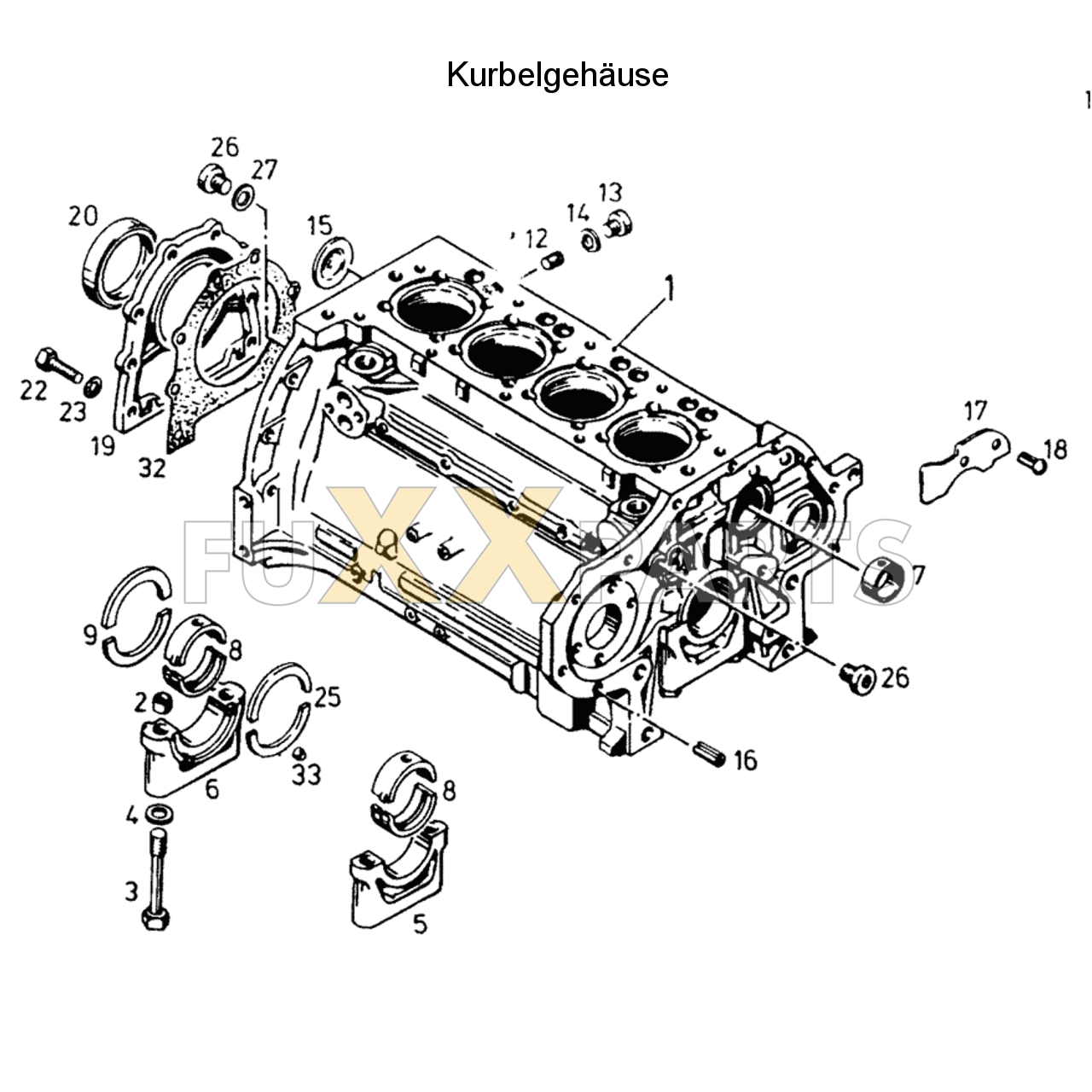 D 6807 C Kurbelgehäuse