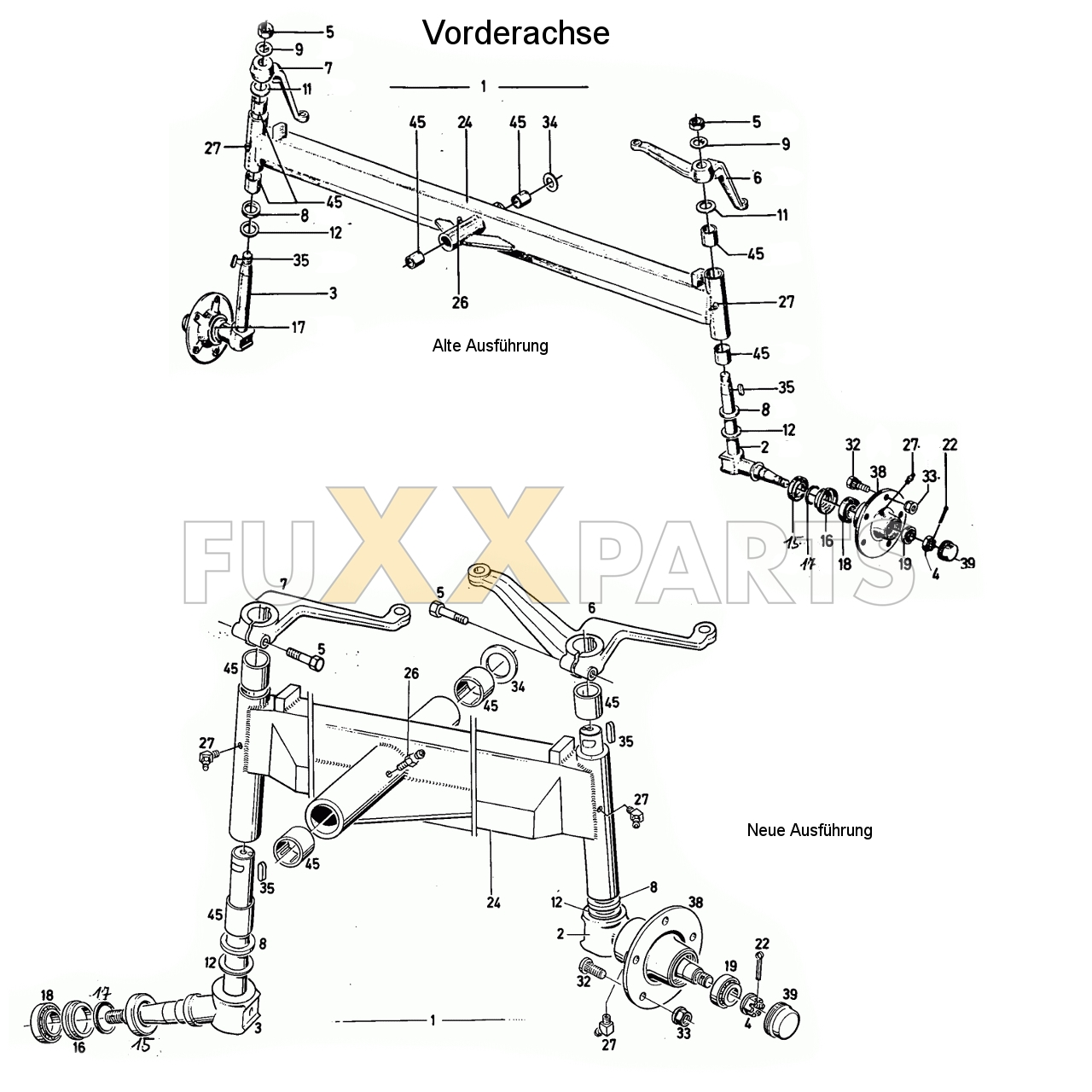 D 6806 Vorderachse