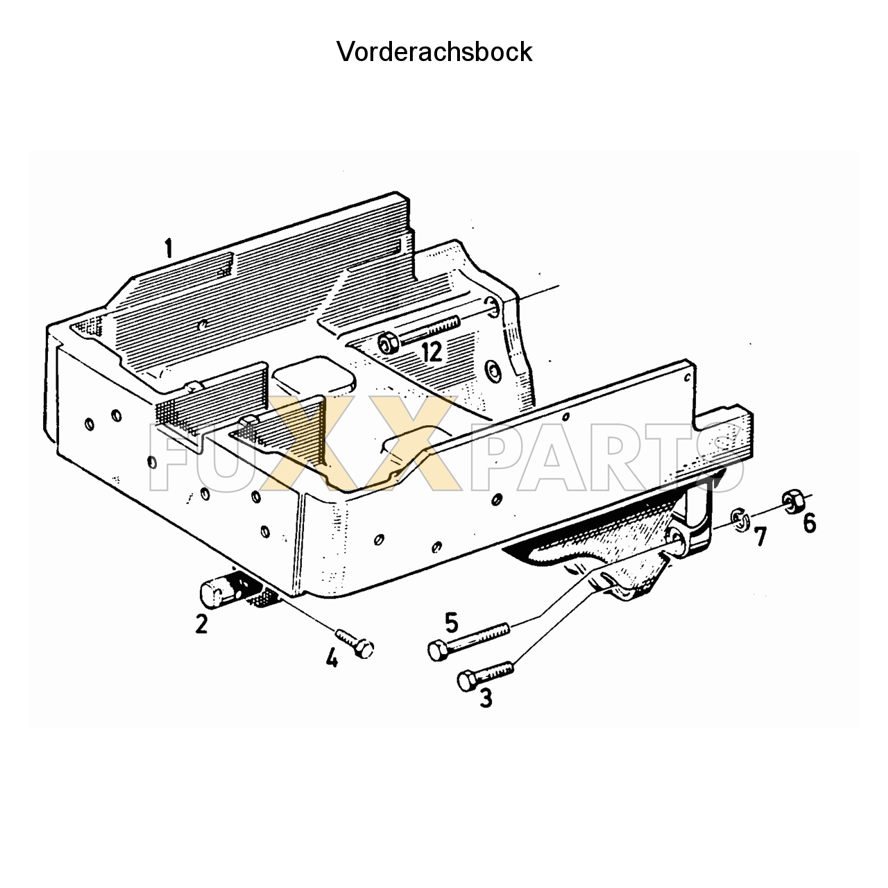 D 8006 Vorderachsbock