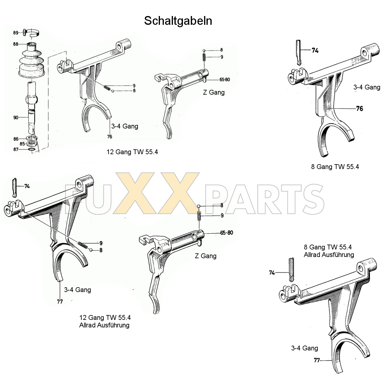 D 6806 Schaltgabeln