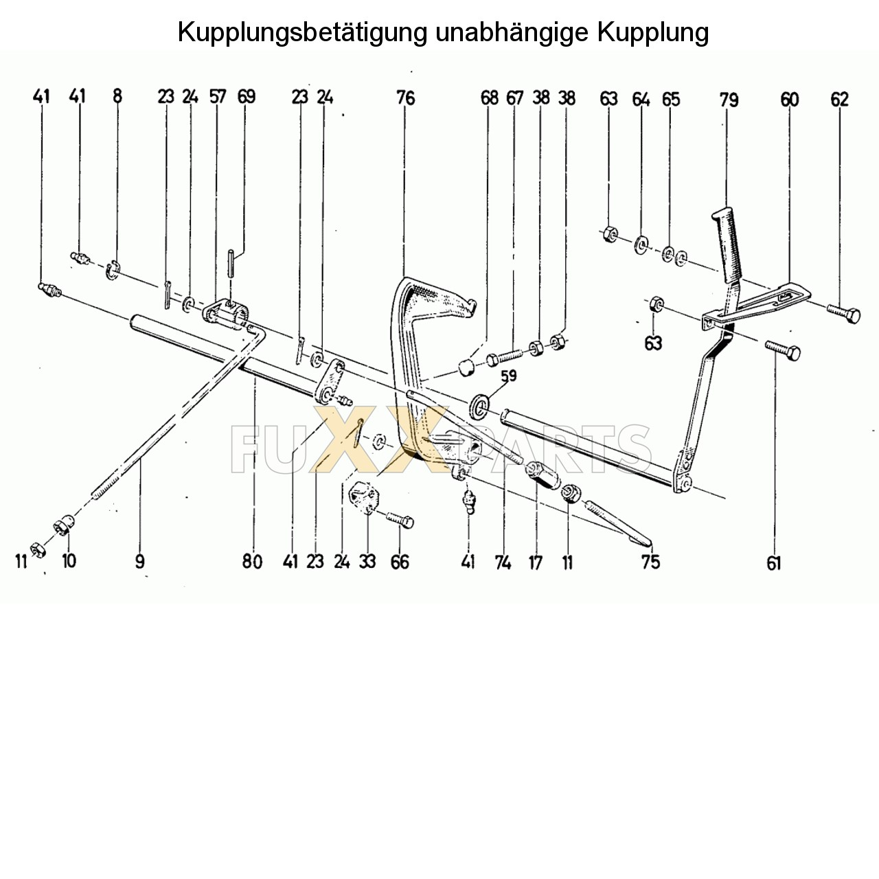 D 5206 Kupplungsbetätigung unabhängige Kupplung