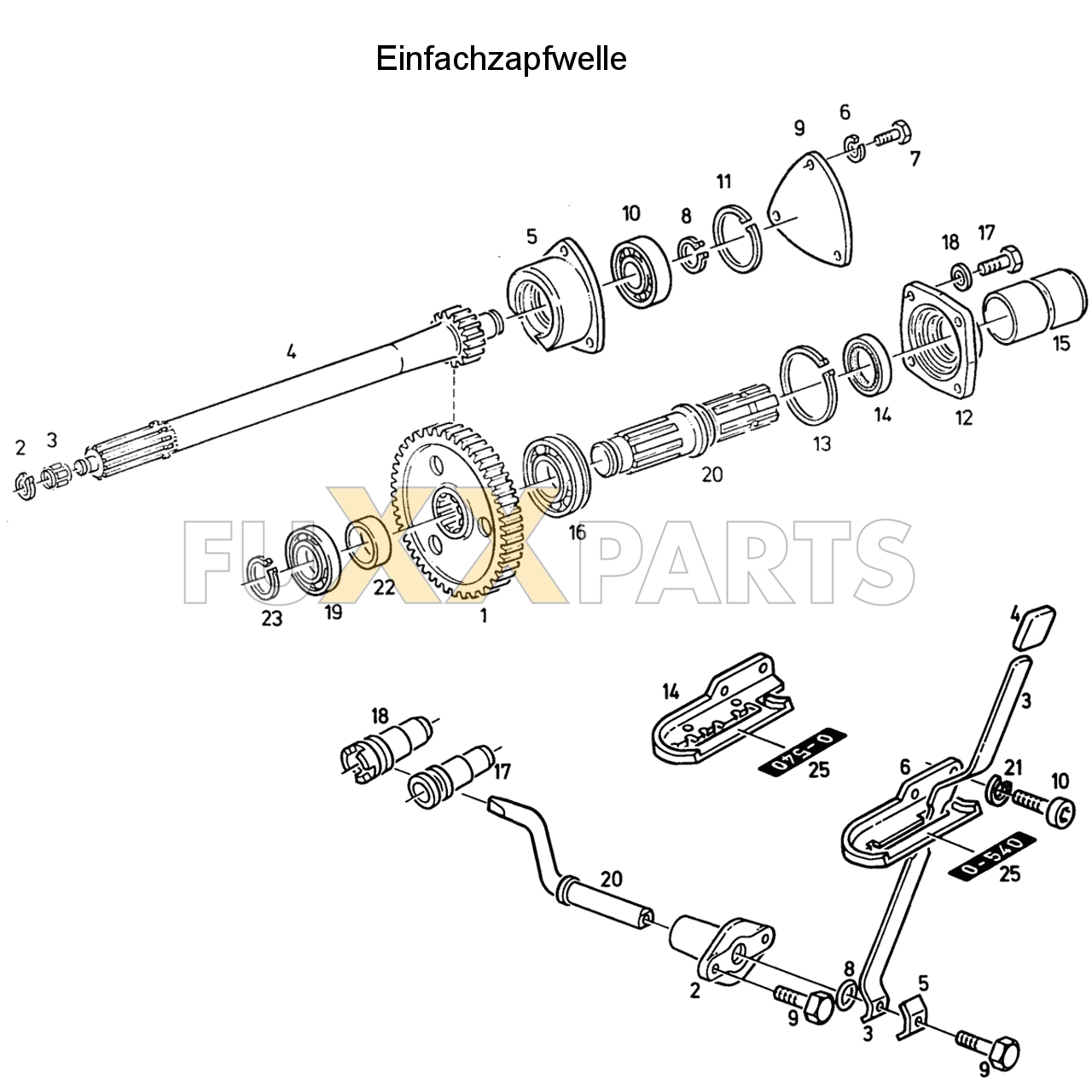 D 6207 Einfachzapfwelle