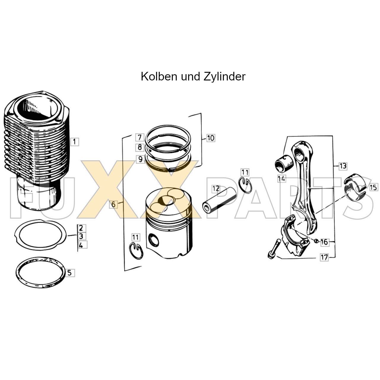 4080 Kolben und Zylinder