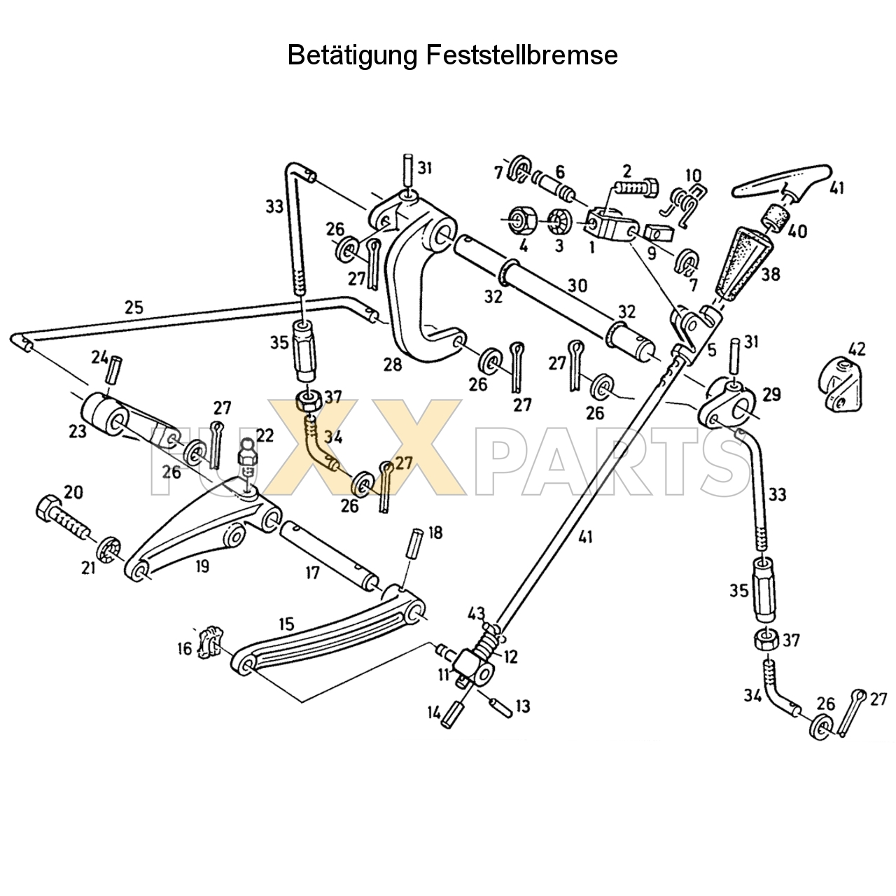 D 6807 Feststellbremse