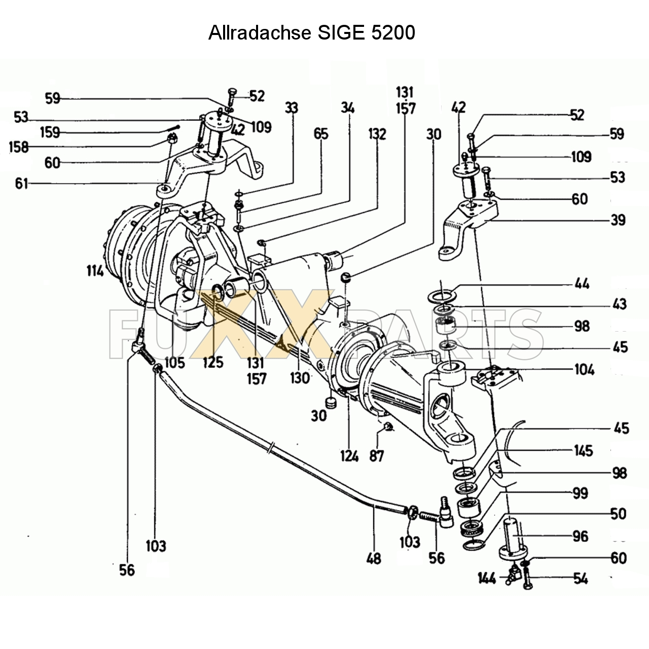 D 13006 Allradachse SIGE 5200