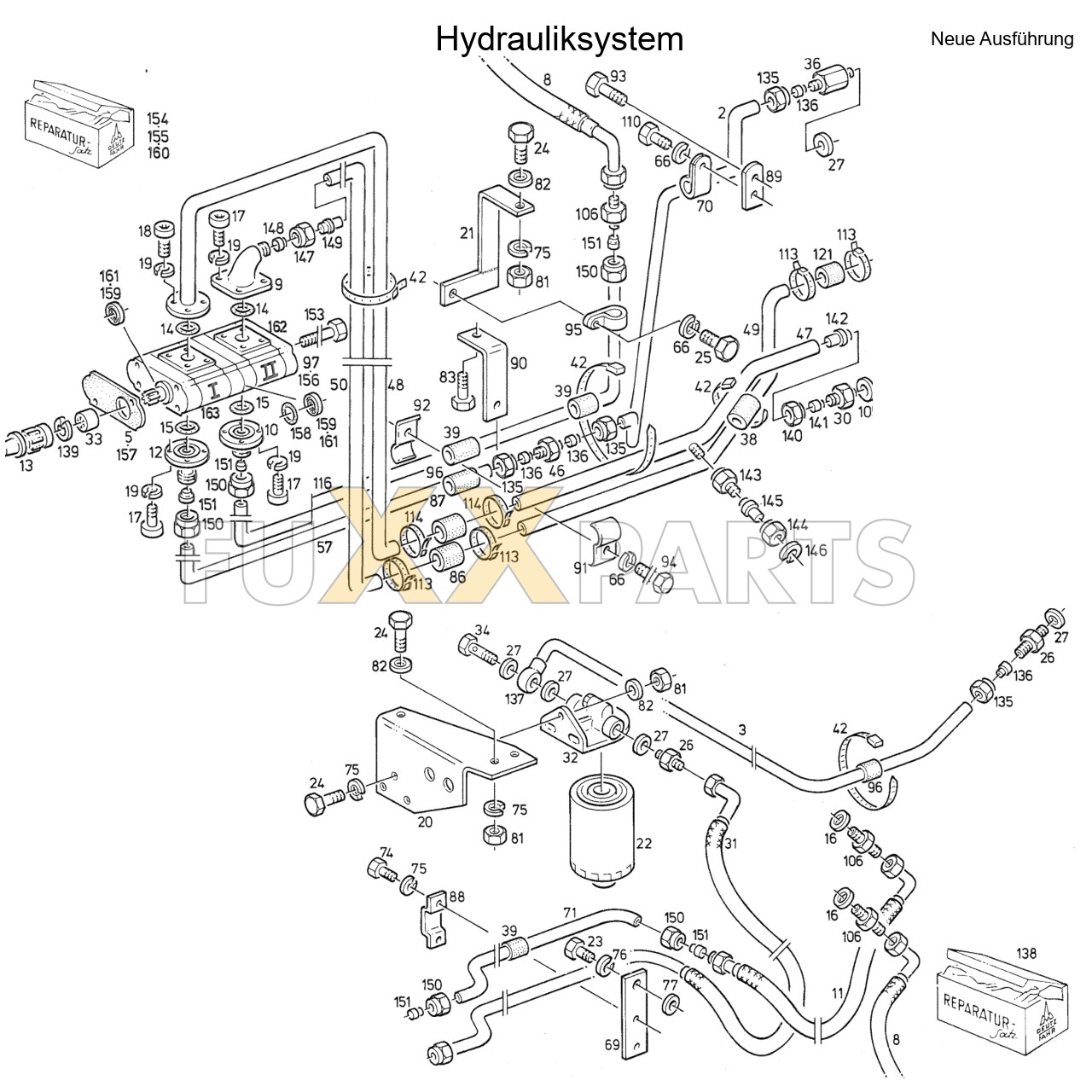 DX 120-78XX Hydrauliksystem 2