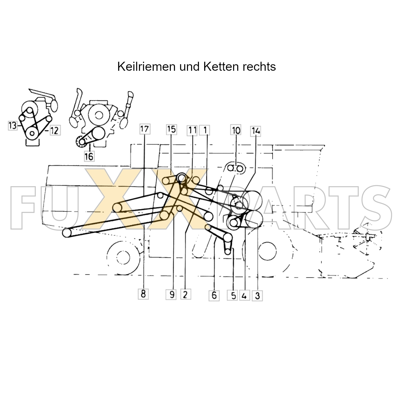 4080 Keilriemen und Ketten rechts