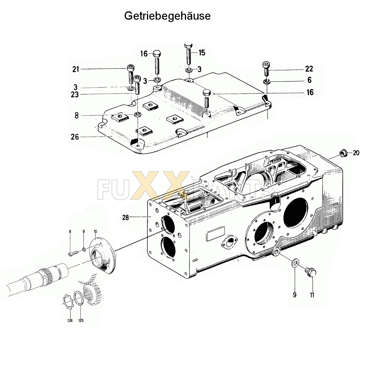 D 5206 Getriebegehäuse