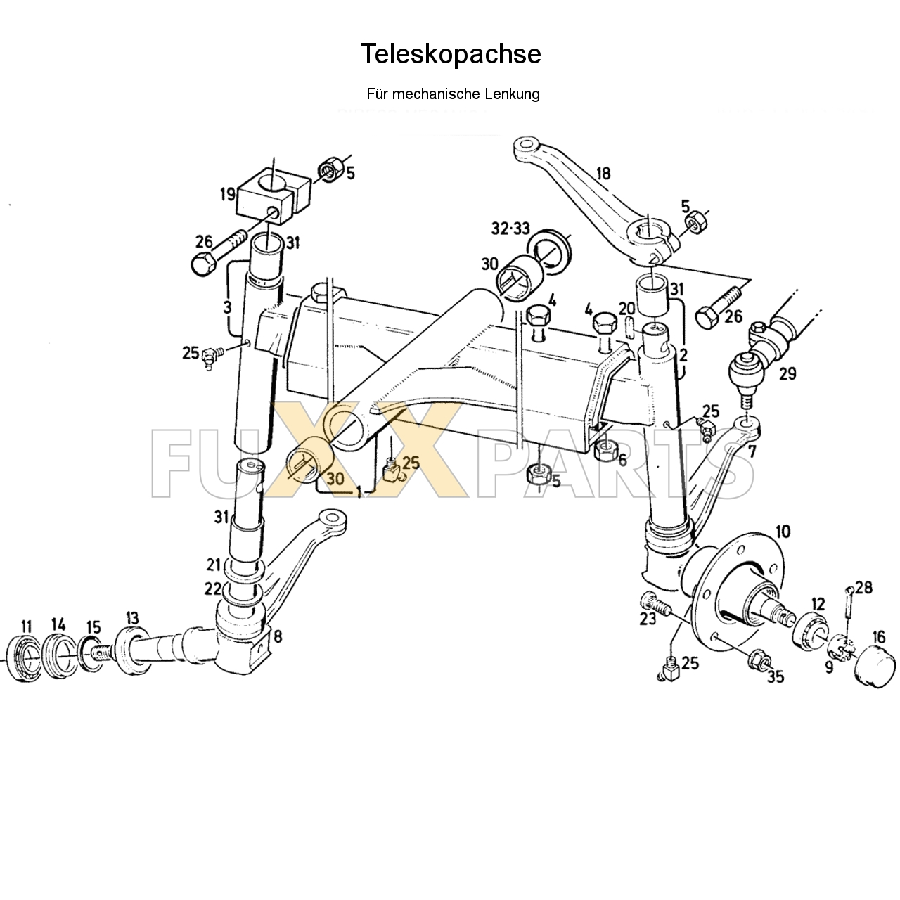 D 7807 Teleskopachse mech.