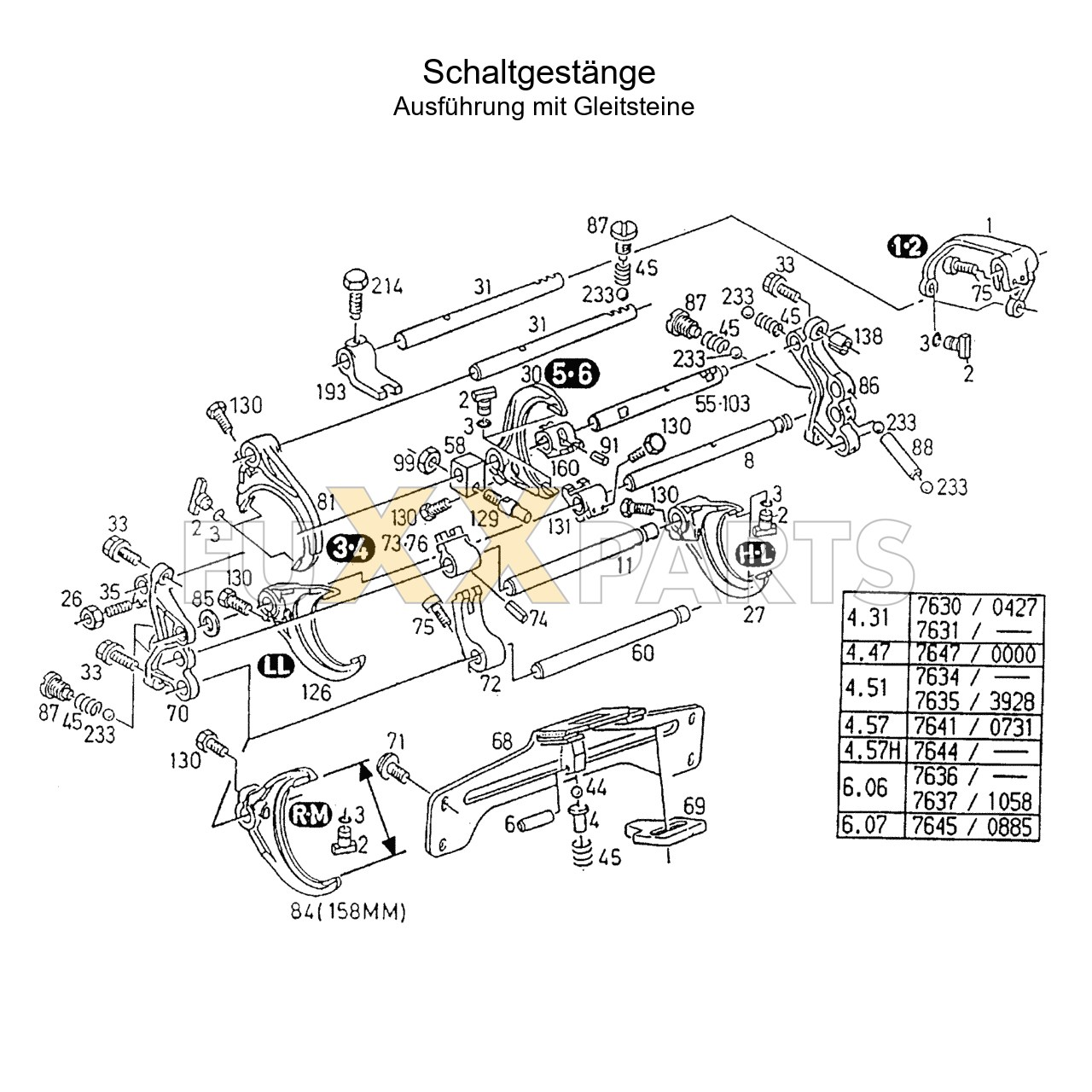 AgroXtra 4.57 Schaltgestänge 4