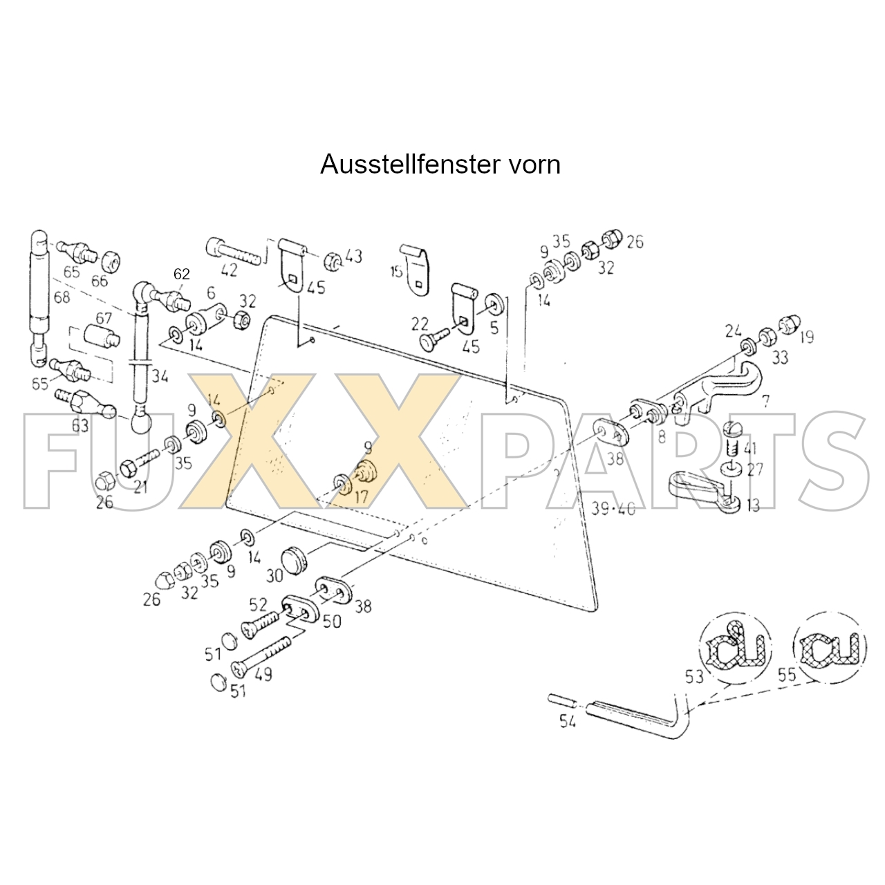 DX 3.60SC Ausstellfenster vorn