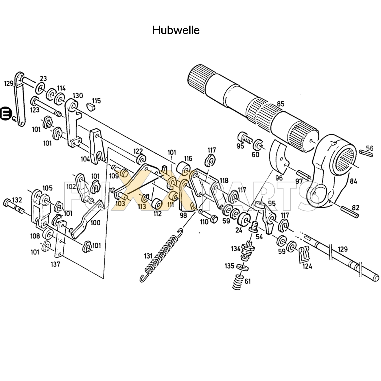 D 6007 C Hubwelle