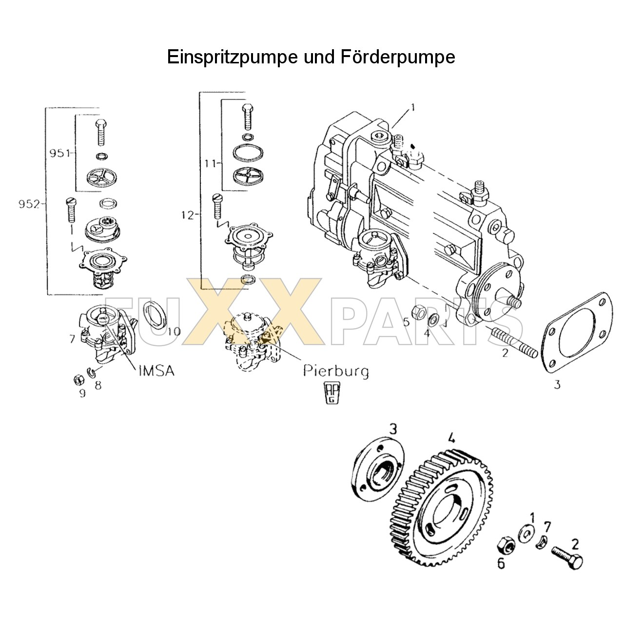 AgroPrima 6.06 Einspritzpumpe und Förderpumpe