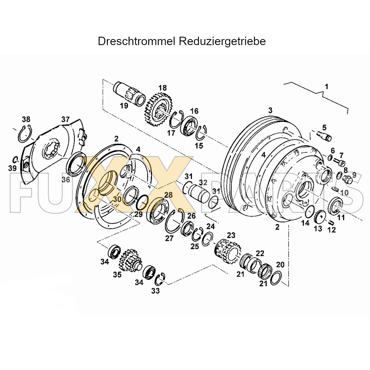 4080 Dreschtrommel Reduziergetriebe