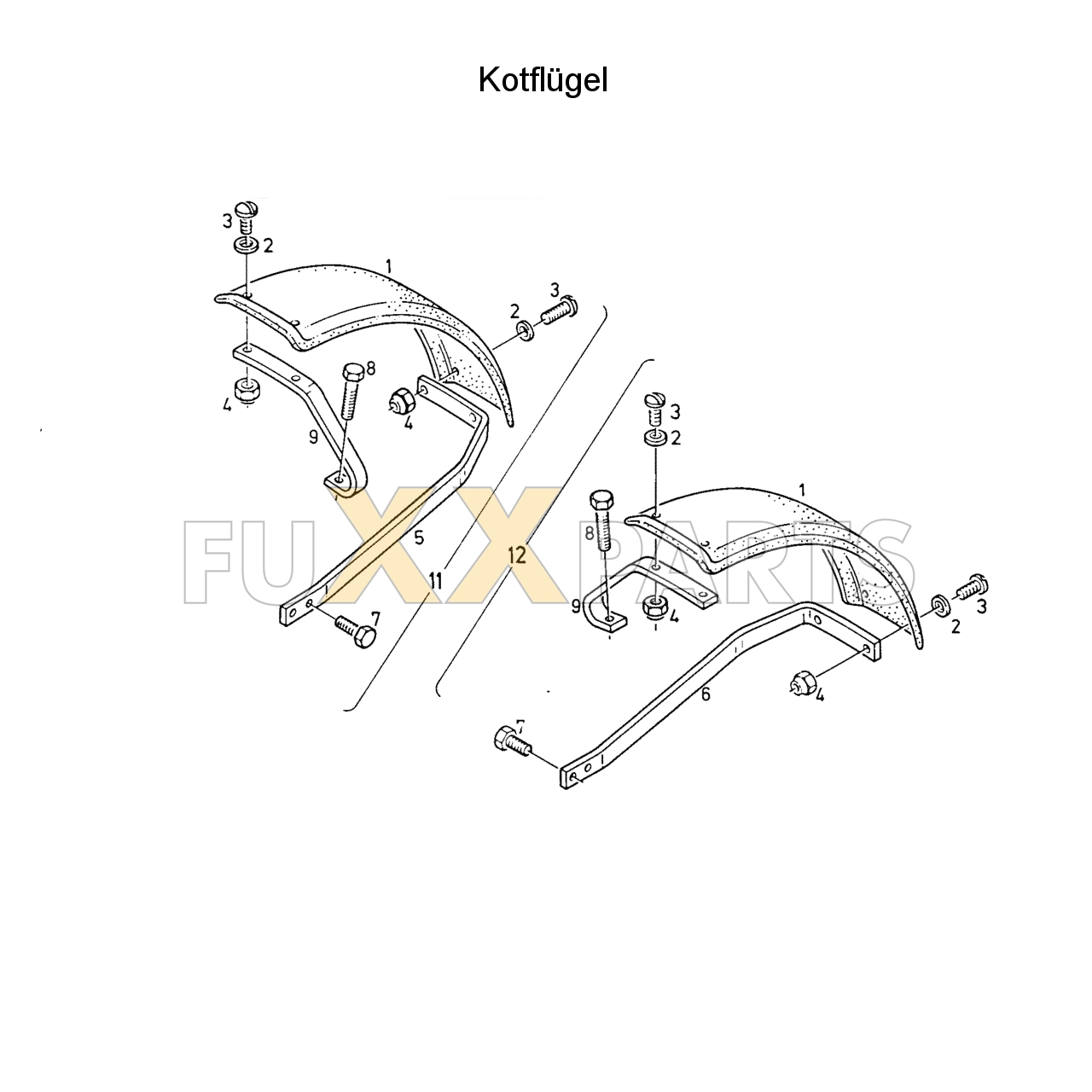 D 3607 Kotflügel