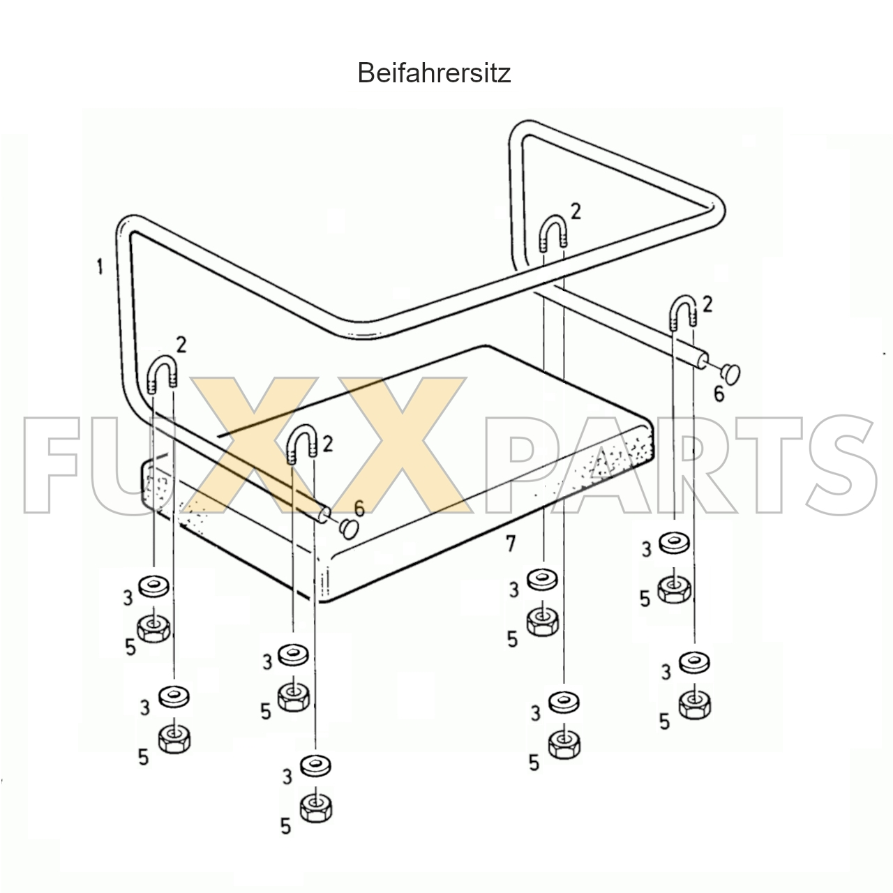 D 2807 Beifahrersitz