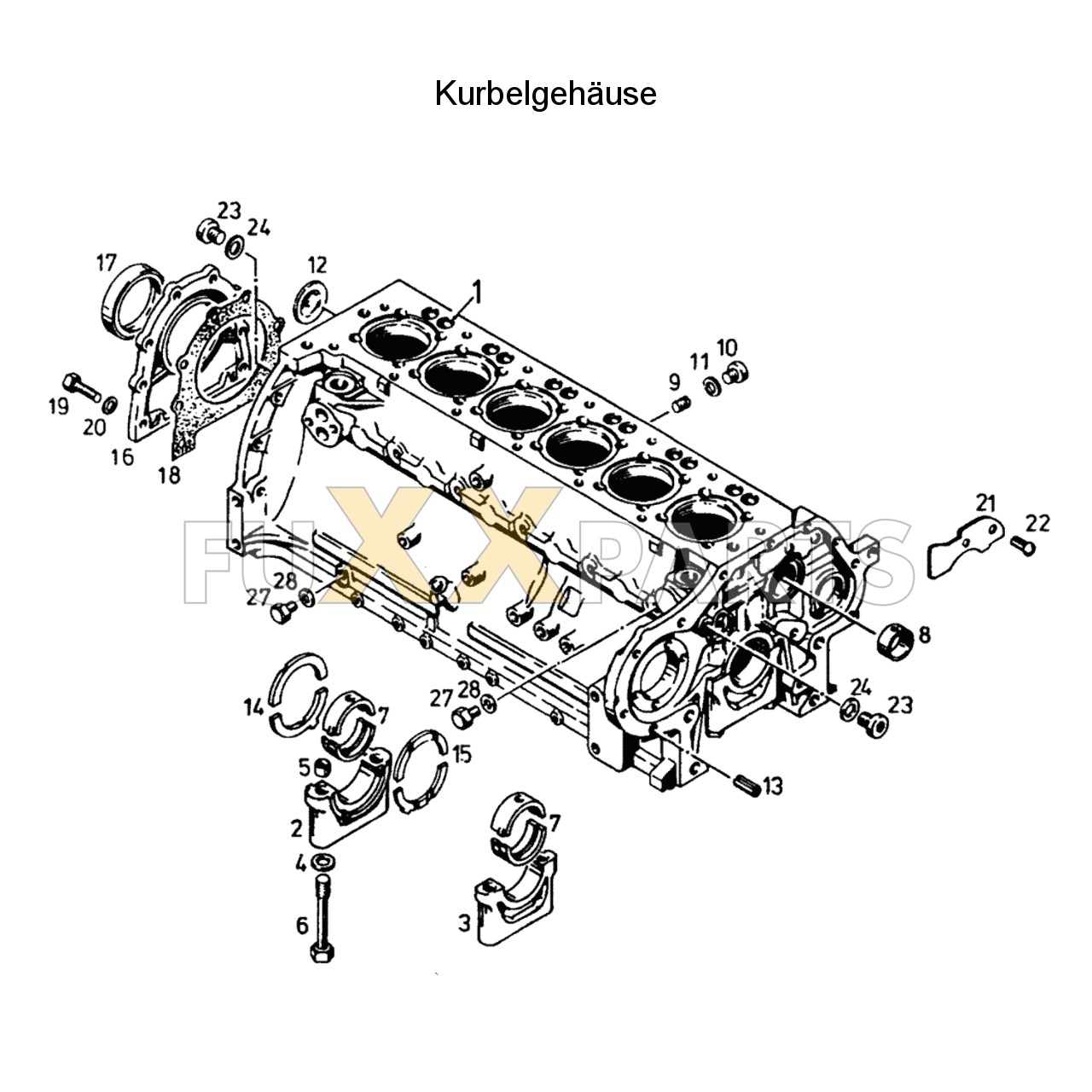 DX 110-78XX Kurbelgehäuse